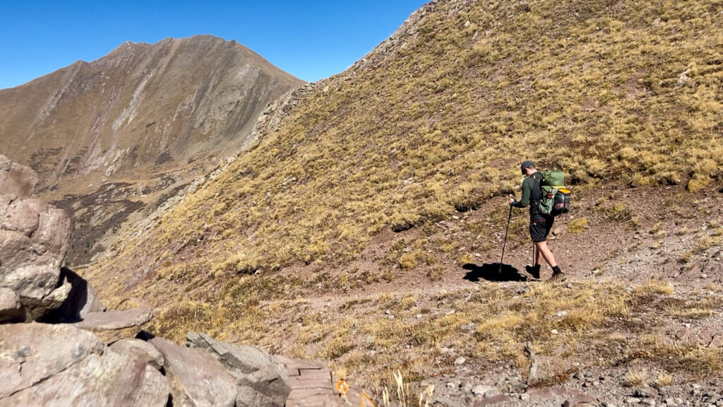 Eureka Pass, Hermit Peak in the background