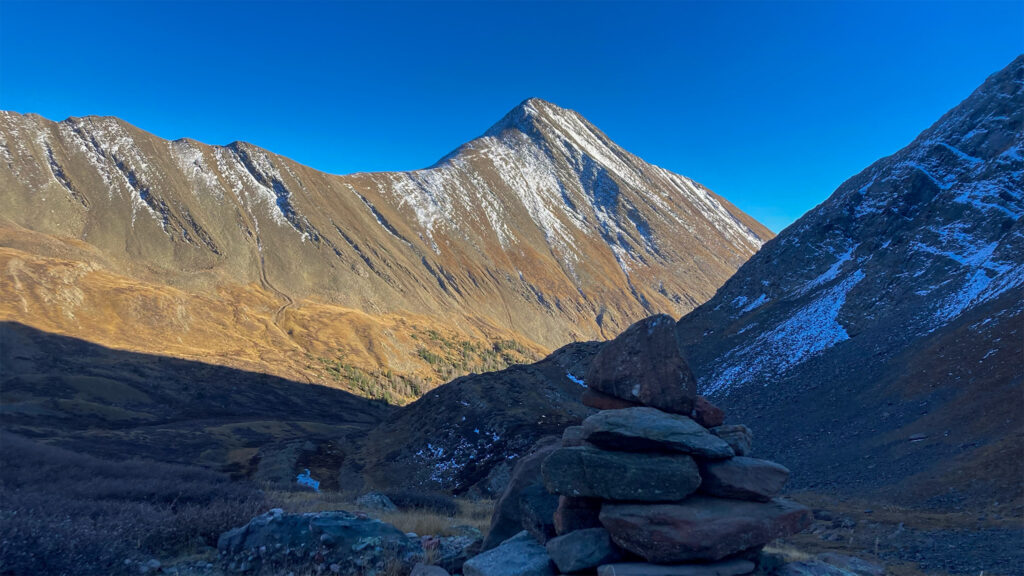 Rio Alto Peak seen from just below "Silver Peak Pass"